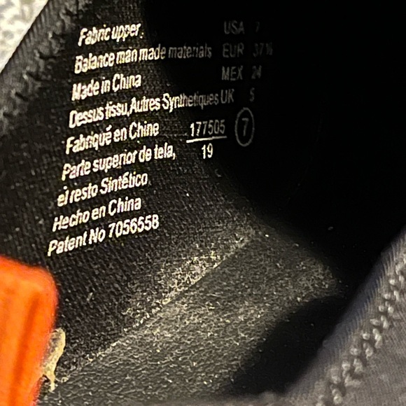 3/$30 Brash | Black and Red Women's Sneakers | Size 7 - Picture 7 of 8